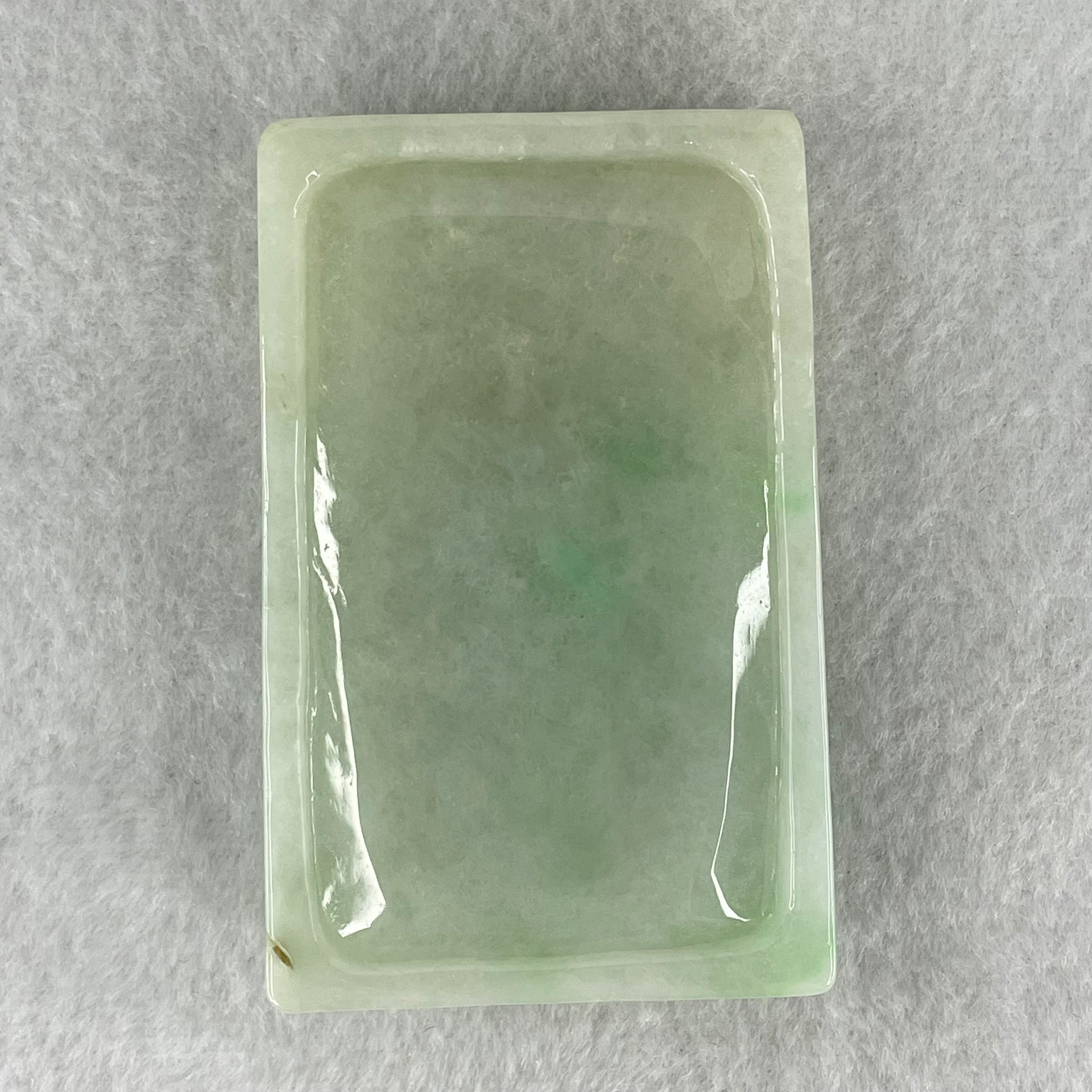 Type A Light Apple Green Jadeite Dragon Pendant 87.90g 69.4 by 44.2 by 14.2mm - Huangs Jadeite and Jewelry Pte Ltd