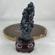 Natural-Black-Moissanite-Rough-Display-with-Wooden-Stand-184.90g-69.0-by-54.8-by-126.5mm