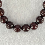 Natural Blood Rosewood Beads Bracelet 天然血檀手链 9.97g 17cm 10.4mm 19 Beads - Huangs Jadeite and Jewelry Pte Ltd