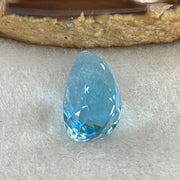 Natural Sky Blue Topaz Teardrop Shape 9.50ct 15.0 by 10.0 by 8.2mm - Huangs Jadeite and Jewelry Pte Ltd