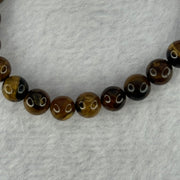 Natural Brown Amber Beads Bracelet 5.77g 7.9 15cm 7.9mm 24 Beads - Huangs Jadeite and Jewelry Pte Ltd