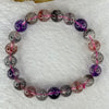 Good Grade Natural Super 7 Crystal Beads Bracelet 天然超级七水晶珠手链 21.96g 16cm 9.2mm 21 Beads - Huangs Jadeite and Jewelry Pte Ltd