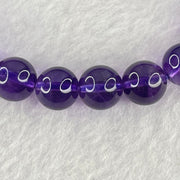 Very Good Grade Natural Amethyst Bracelet 23.59g 17cm 9.3mm 22 Beads - Huangs Jadeite and Jewelry Pte Ltd