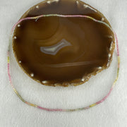 Good Grade Natural Tourmaline Crystal Beads Necklace 7.88g 52cm 3.1mm 195Beads - Huangs Jadeite and Jewelry Pte Ltd