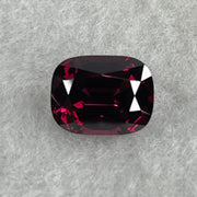 Natural Red Rhodolite Garnet Stone for Setting Cushion, brilliant/step cut 4.38cts 10.69 by 8.25 by 3.53mm NGI Cert No:32887346 - Huangs Jadeite and Jewelry Pte Ltd