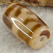 Natural Powerful Tibetan Old Oily Agate Patina Guiren Tairen Human Dzi Bead Totem Amulet Heavenly Master (Tian Zhu) 贵人天诛 4.84g 19.9 by 11.8mm - Huangs Jadeite and Jewelry Pte Ltd