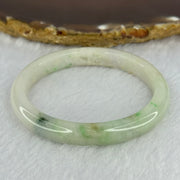 Type A Green Jadeite Bangle 23.55g Internal Diameter 49.3mm 8.4 by 6.3mm (Slight External Line) - Huangs Jadeite and Jewelry Pte Ltd