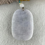 Natural Type A Lavender Jadeite Dragon Carp with Lotus Pendant | Transformation, Academic & Career Success Talisman (37.83g | 47.3 x 32.2 x 12.1mm) - Huangs Jadeite and Jewelry Pte Ltd