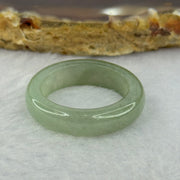 Type A Medium Green Jadeite Ring 3.65g 5.9 by 3.7mm US7 HK15.5 - Huangs Jadeite and Jewelry Pte Ltd