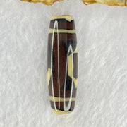 Natural Powerful Tibetan Old Oily Agate Sky Door Serenity 1 Eye Dzi Bead Heavenly Master (Tian Zhu) 一眼天诛 8.78g 38.0 by 12.1mm - Huangs Jadeite and Jewelry Pte Ltd