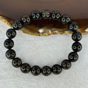 Natural Medicine Amber Beads Bracelet 天然药珀手链 10.38g 16cm 10.1mm 19 Beads - Huangs Jadeite and Jewelry Pte Ltd