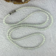 Type A ICY Light Green Jadeite Beads Necklace 13.59g 55cm 3.8mm 156 Beads - Huangs Jadeite and Jewelry Pte Ltd