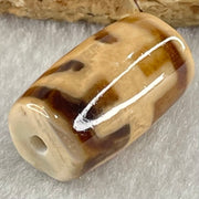 Natural Powerful Tibetan Old Oily Agate Patina Guiren Tairen Human Dzi Bead Totem Amulet Heavenly Master (Tian Zhu) 贵人天诛 4.84g 19.7 by 11.8mm - Huangs Jadeite and Jewelry Pte Ltd