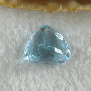 Natural Sky Blue Topaz Trillion Shape 9.26ct 12.9 by 11.2 by 8.9mm - Huangs Jadeite and Jewelry Pte Ltd