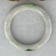 Type A Light Lavender with Green Piao Hua Bangle 49.42g 10.0 by 9.6mm Internal Diameter 54.0mm (Slight External Rough) - Huangs Jadeite and Jewelry Pte Ltd