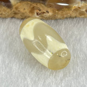 Natural Powerful Tibetan Old Oily Agate Tiger Tooth Daluo Dzi Bead Heavenly Master (Tian Zhu) 虎呀天诛 3.12g 19.8 by 10.4mm - Huangs Jadeite and Jewelry Pte Ltd