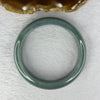 Type A Blueish Green Jadeite Bangle 57.08g 14.7 by 7.5mm Inner Diameter 55.5cm (Close to Perfect) - Huangs Jadeite and Jewelry Pte Ltd
