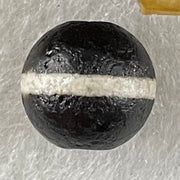 Natural Powerful Tibetan Old Oily Agate 1 Lines Dzi Bead Heavenly Master (Tian Zhu) 1.44g 9.8 by 10.4mm - Huangs Jadeite and Jewelry Pte Ltd