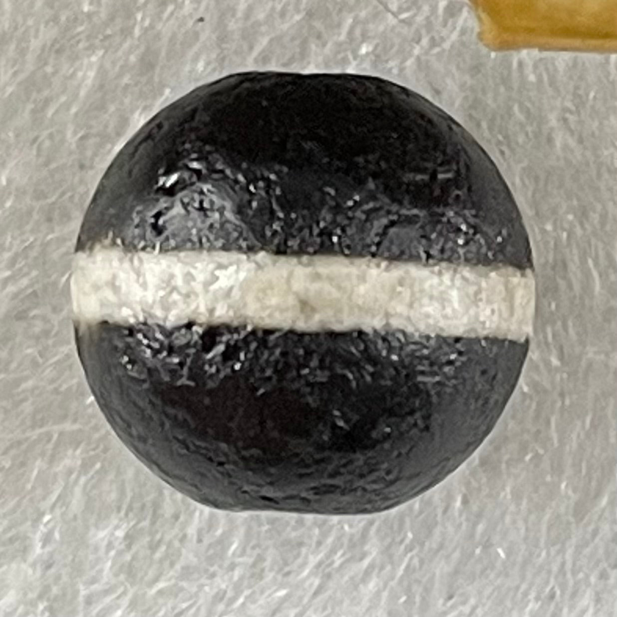 Natural Powerful Tibetan Old Oily Agate 1 Lines Dzi Bead Heavenly Master (Tian Zhu) 1.44g 9.8 by 10.4mm - Huangs Jadeite and Jewelry Pte Ltd