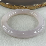 Natural Purple Flower Agate Bangle Set 119.44g Inner Diameter 55.6mm 10.8 by 11.2mm (Perfect) - Huangs Jadeite and Jewelry Pte Ltd