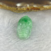 Type A Bright Green with Faint Lavender Jadeite Pixiu Pendent A货辣绿和浅紫罗兰翡翠貔貅吊坠 5.51g 23.0 by 14.0 by 9.6 mm - Huangs Jadeite and Jewelry Pte Ltd