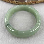 Certified Natural Type A Jelly Green Jadeite Oval Bangle | (43.99g | 55.1mm Inner Diameter | 12.5mm x 7.0mm | Close to Perfect | Radiance, Steady Wealth "Zheng Cai" Anchor & Feng Shui Prosperity Catalyst) - Huangs Jadeite and Jewelry Pte Ltd