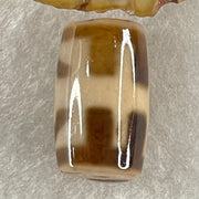 Natural Powerful Tibetan Old Oily Agate Patina Guiren Tairen Human Dzi Bead Totem Amulet Heavenly Master (Tian Zhu) 贵人天诛 4.54g 18.9 by 11.7mm - Huangs Jadeite and Jewelry Pte Ltd