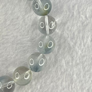 Good Grade Natural Blue Rutilated Quartz Bracelet 41.28g 18.5cm 12.0mm 18 Beads - Huangs Jadeite and Jewelry Pte Ltd