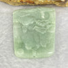 Type A Green Shan Shui Jadeite 28g 38.7 by 49.7 by 6.4mm - Huangs Jadeite and Jewelry Pte Ltd