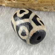 Natural Powerful Tibetan Old Oily Agate Tortoise Shell 6 Hearts Dzi Bead Heavenly Master (Tian Zhu) 龟壳六心天珠 2.18g 13.9 by 9.9mm - Huangs Jadeite and Jewelry Pte Ltd