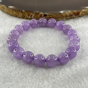 Natural Amethyst Quartz Beads Bracelet 26.65g 15.5cm 10.1mm 19 Beads - Huangs Jadeite and Jewelry Pte Ltd