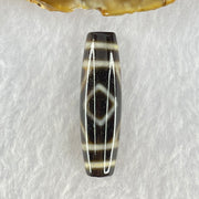 Natural Powerful Tibetan Old Oily Agate 2-Eye Vajra Dzi Bead Heavenly Master (Tian Zhu) 二眼天珠 7.20g 38.0 by 11.2mm - Huangs Jadeite and Jewelry Pte Ltd