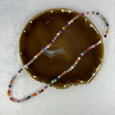 Natural Mixed Quartz Bracelet 天然多宝多圈手链手串 20.60g 5.4mm 105 Beads - Huangs Jadeite and Jewelry Pte Ltd
