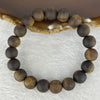Natural Hainan Wild Old Agarwood Bracelet (Floating) 天然海南野生老树沉香手链 10.68g 17cm 10.7mm 19 Beads - Huangs Jadeite and Jewelry Pte Ltd