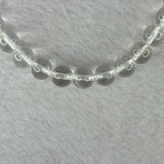Natural Clear Quartz Bracelet 天然白水晶手链 18.71g 16.5cm 8.4mm 24 Beads - Huangs Jadeite and Jewelry Pte Ltd