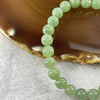 Type A Semi Icy Green Jadeite 25 beads bracelet 7.5mm 17.22g - Huangs Jadeite and Jewelry Pte Ltd