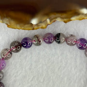 Natural Super 7 Beads Bracelet 15.70g 16cm 7.9mm 25 Beads - Huangs Jadeite and Jewelry Pte Ltd