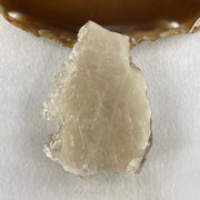 Natural Smoky Quartz Rough Rectangular Shape Display in Wooden Stand 164.95g 76.3 by 55.5 by 86.7mm - Huangs Jadeite and Jewelry Pte Ltd