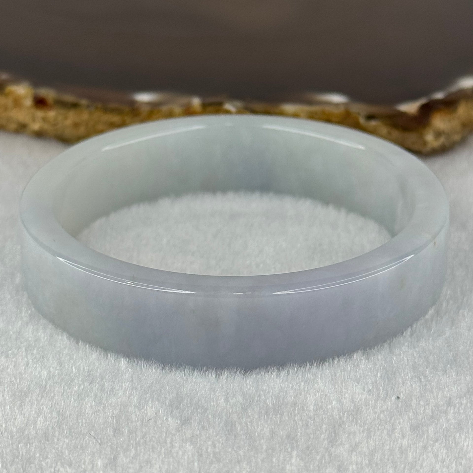 Type A Light Lavender with Light Green Bangle 41.65g 13.1 by 5.6mm Internal Diameter 53.0mm (Very Slight Internal Line) - Huangs Jadeite and Jewelry Pte Ltd