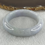 Type A Natural Light Lavender Light Green Jadeite Bangle 60.90g Inner Diameter 52.4mm 14.2 by 8.7mm (Close to Perfects) - Huangs Jadeite and Jewelry Pte Ltd