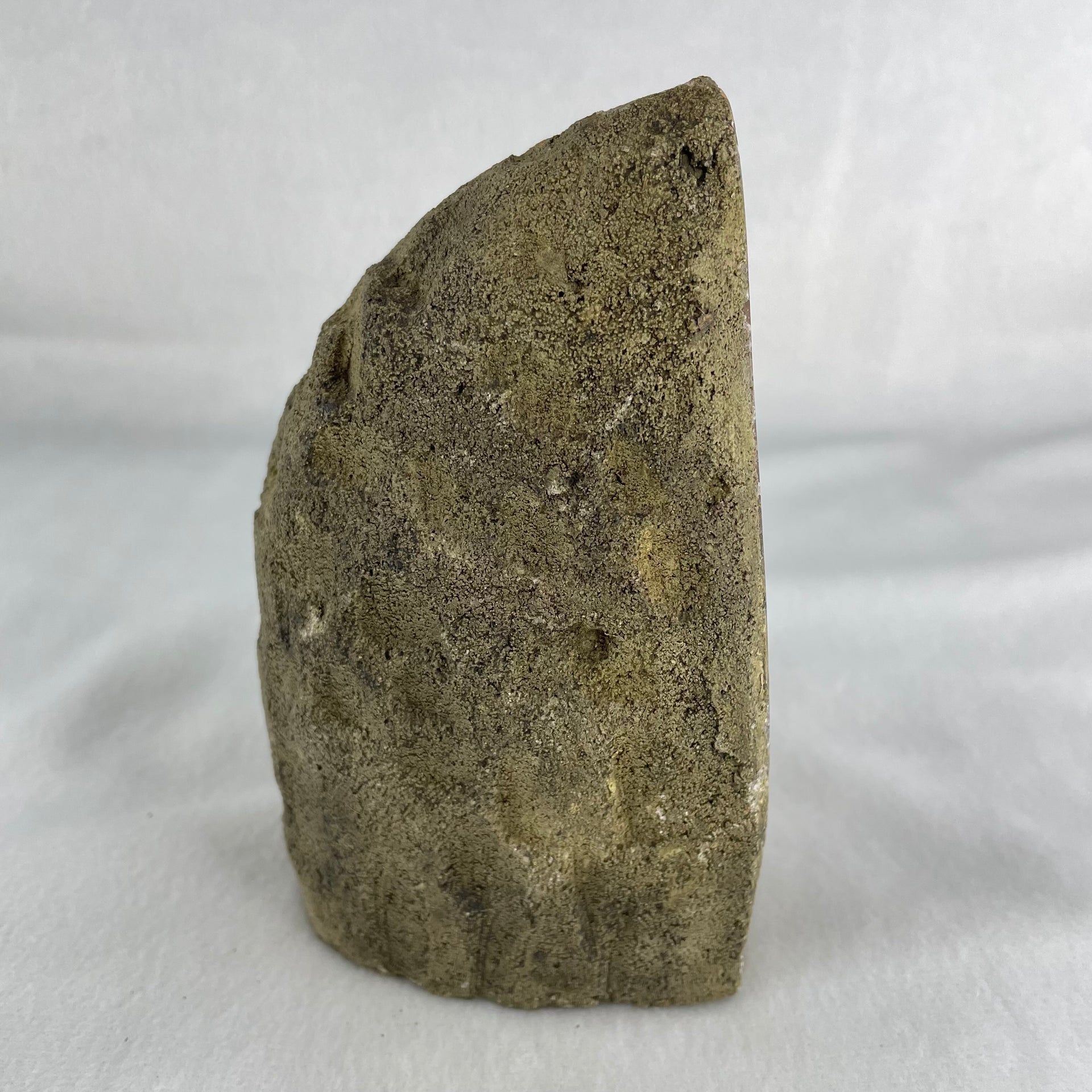 Natural Amethyst Cave with Wooden Stand 973.3g 93.9 by 102.8 by 170.0mm - Huangs Jadeite and Jewelry Pte Ltd