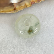 Type A Semi Icy Light Lavender With Green Spots Jadeite Ping An Kou Charm/Pendant 2.12g 13.3 by 5.9mm - Huangs Jadeite and Jewelry Pte Ltd