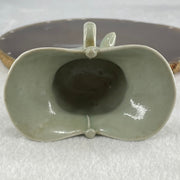 Light Blueish Green Porcelain Wine Cup Display 73.45g 86.3 by 54.0 by 65.2mm - Huangs Jadeite and Jewelry Pte Ltd