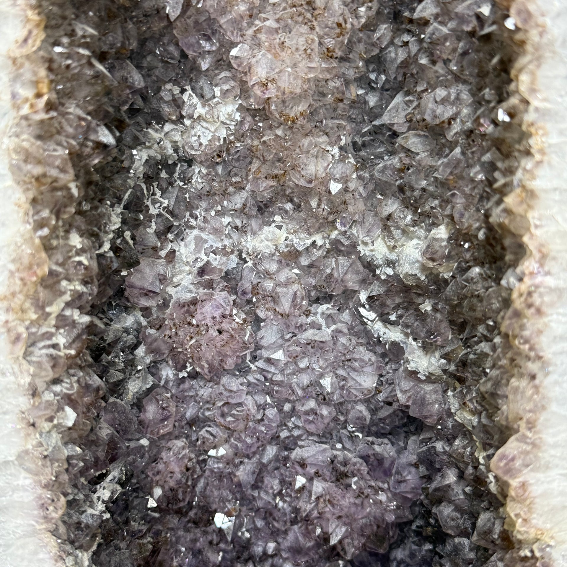 Natural Amethyst with Cacoxenite Tall Shape Cave Display 21,708.2g 220.0 by 190.0 by 643.0mm - Huangs Jadeite and Jewelry Pte Ltd