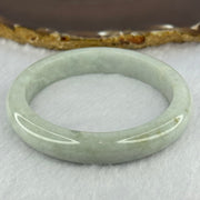 Type A Light Blueish Green Jadeite Bangle 60.01g Internal Diameter 60.1mm 12.4 by 18.3mm (Close to Perfect) - Huangs Jadeite and Jewelry Pte Ltd