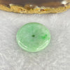 Type A Spicy Green Ping An Kou Jadeite 7.49g by 25.6 by 5.6mm - Huangs Jadeite and Jewelry Pte Ltd