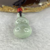 Type A Green with Lavender Hulu Jadeite Necklace 12.00g 27.1 by 17.6 mm - Huangs Jadeite and Jewelry Pte Ltd