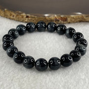 Natural Blue Tiger Eye Quartz Beads Bracelet 25.80g 15.5cm 10.1mm 19 Beads - Huangs Jadeite and Jewelry Pte Ltd