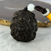 Natural Agarwood Dragon Wooden Handplay 天然沉香龙手把件 42.95g 38.2 by 45.0 by 43.0mm - Huangs Jadeite and Jewelry Pte Ltd