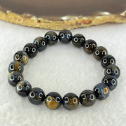 Good Grade Natural Petersite Beads Bracelet 27.55g 16cm 10.3mm 19 Beads - Huangs Jadeite and Jewelry Pte Ltd